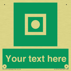 Custom sign safe condition Shipboard general alarm